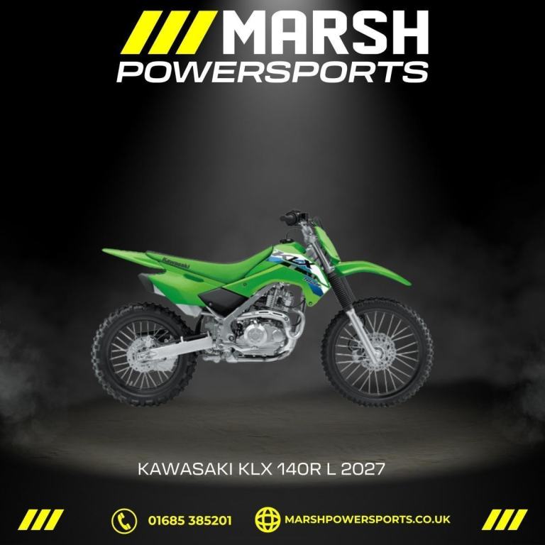 KLX 140R L 2027 Model - Kawasaki Main Dealer - Reserve NOW!