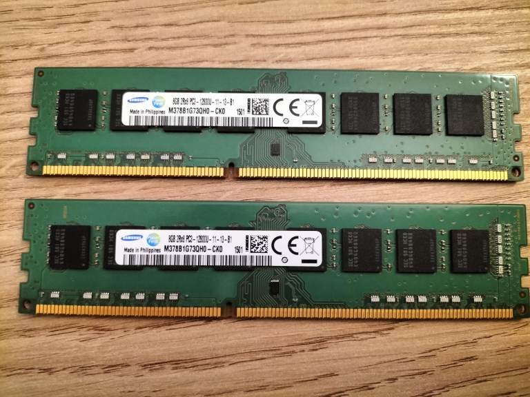 16GB (2x8GB) DDR3 1600MHz Samsung 240 PIN DIMM RAM
