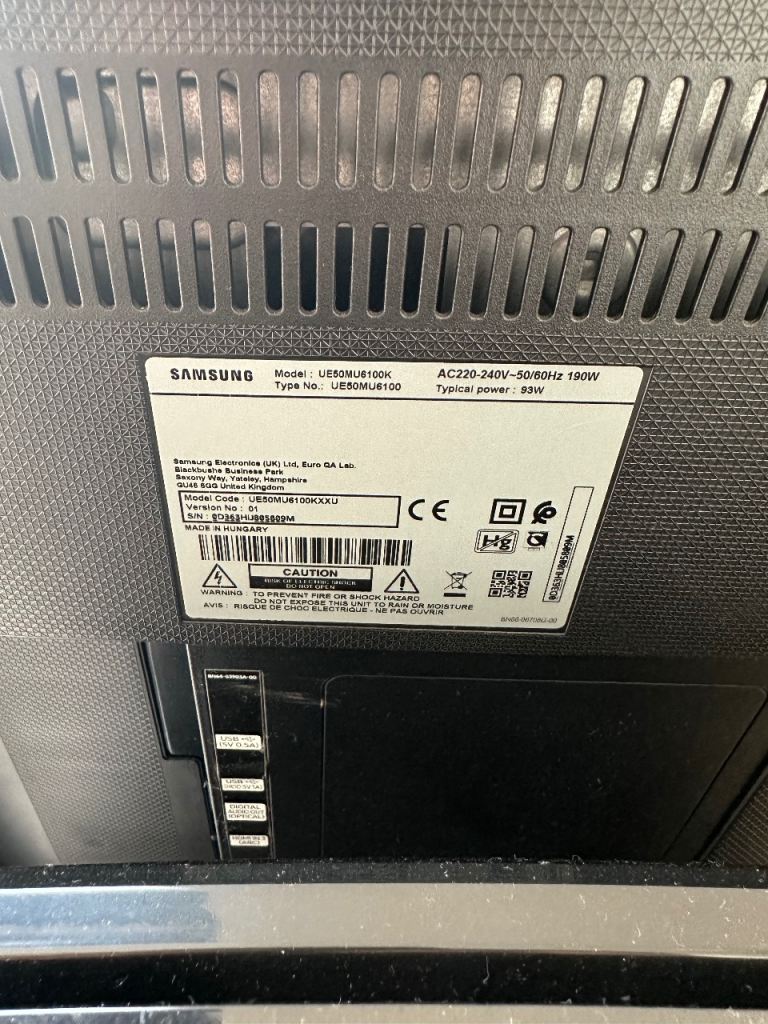 50-insh smart 4K TV