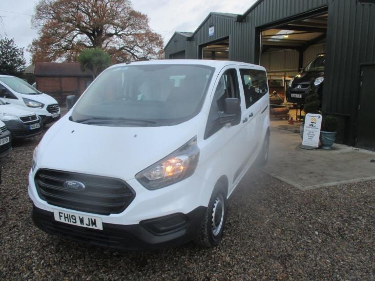 2019 Ford Transit Custom 2.0 EcoBlue 130ps Low Roof Kombi Leader Van 9 SEATS NO VAT NEW WET BELT ...
