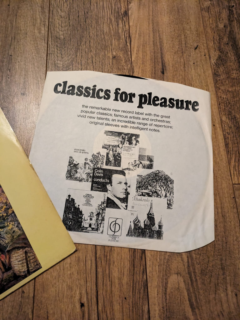 Delius Vinyl Disk 1982