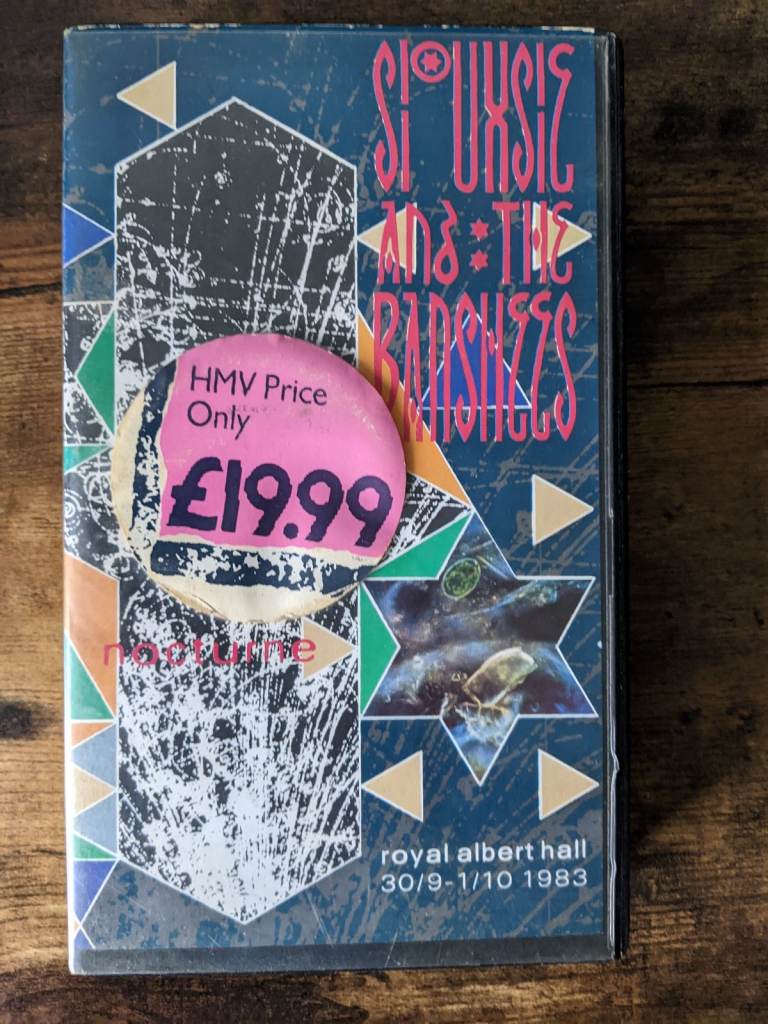 Siouxsie & the Banshees - nocturne VHS video