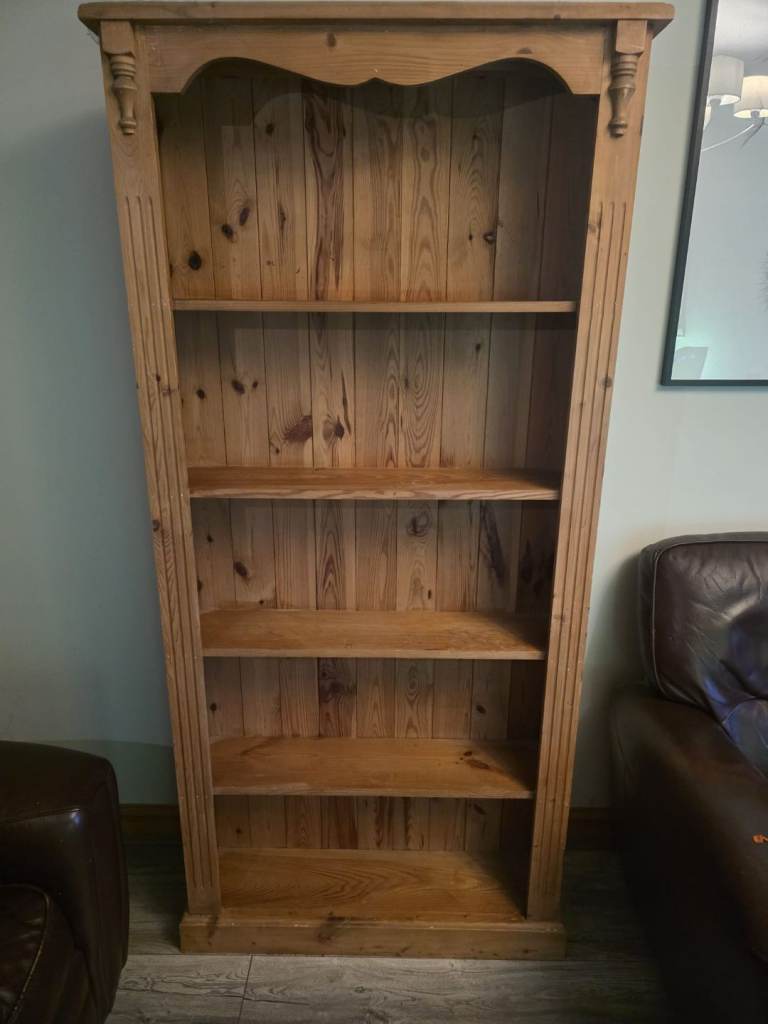 Solid Pine bookcase 180cm tall £95 ono
