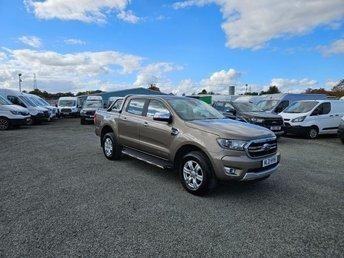 2021 ON 21 PLATE FORD RANGER LIMITED 4X4 170BHP DOUBLE CAB AUTOMATIC ULEZ FREE 