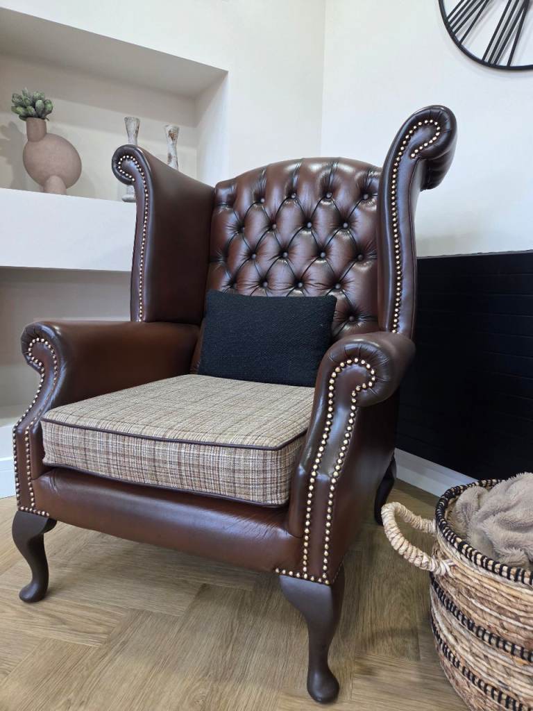 Chesterfield Wingback Chair 