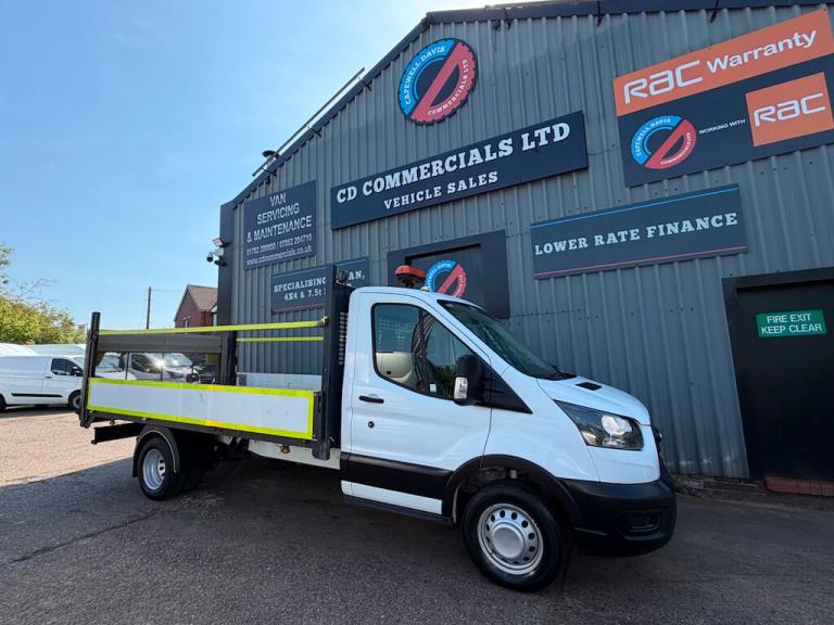 2021 Ford Transit 2.0TDCI 350 LEADER ECOBLUE LWB Single Cab Dropside Tail Lift  CHASSIS CAB Diese...
