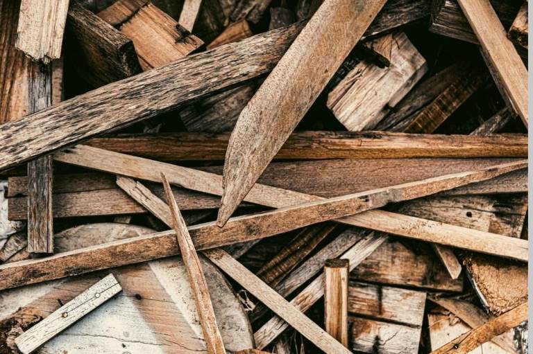 Wood all different materials shapes and sizes