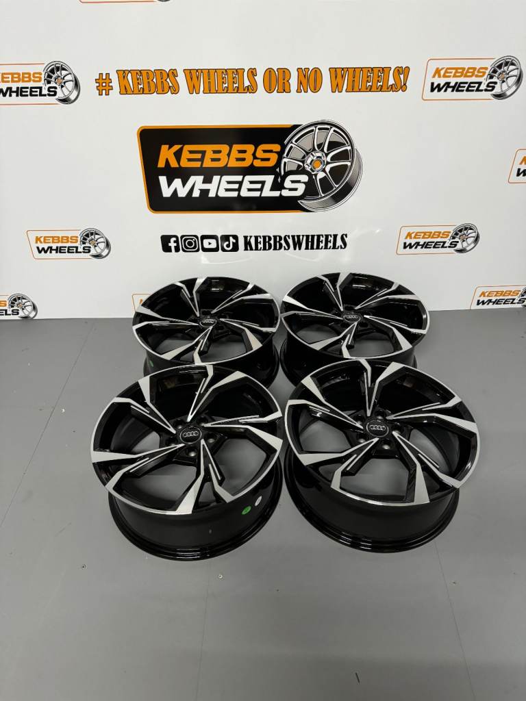 18" AUDI 2023 RS3 STYLE ALLOY WHEELS A3 A4 A6 A7 A8 S3 S4 S6 S7 S8 RS3 RS4 Q2 Q3 Q5 VW
