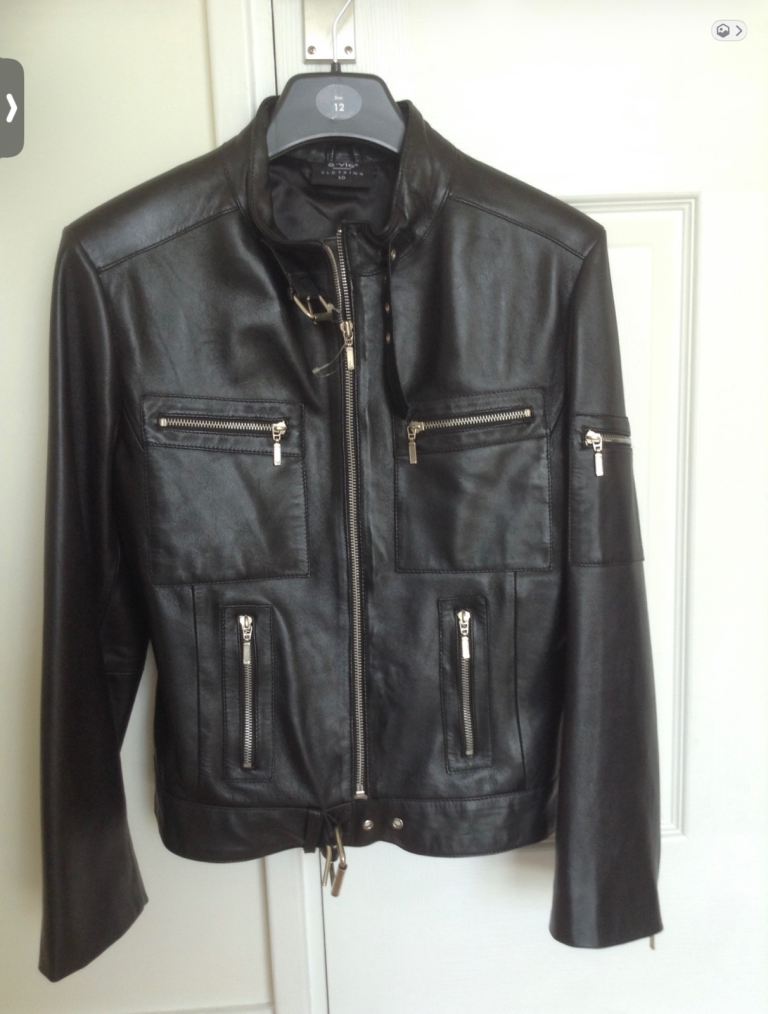 For Sale Ladies Black Leather Jacket