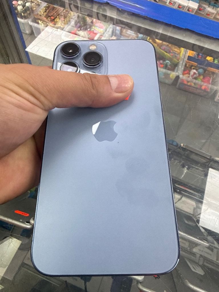 Apple iPhone 13 Pro Max 128gb battery 100 - Sierra Blue, As Good As New