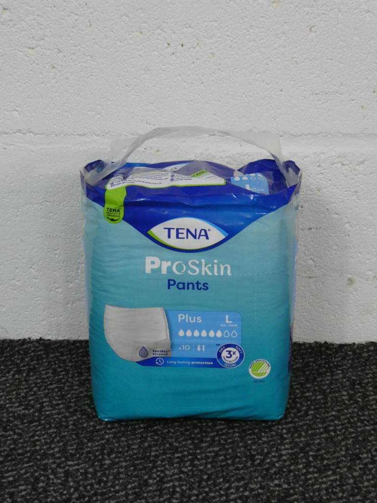 Incontinence Pants - Tena ProSkin Pants Plus L - 10 Pack