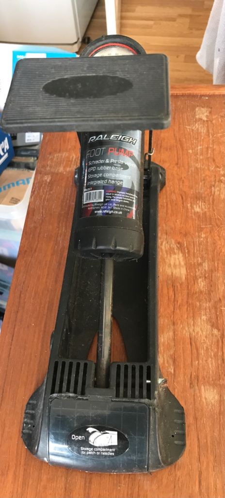 Raleigh foot pump