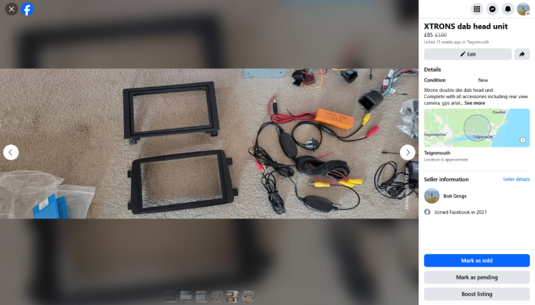  Xtrons double din Dab/cd/dvd head unit with built in gps 