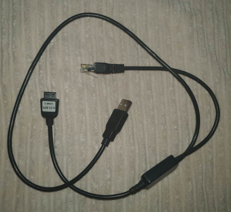 SAMSUNG SERVICE CABLE E210 DT-M062 (1) MOBILE PHONE SERVICING UNLOCKING USB ETHERNET