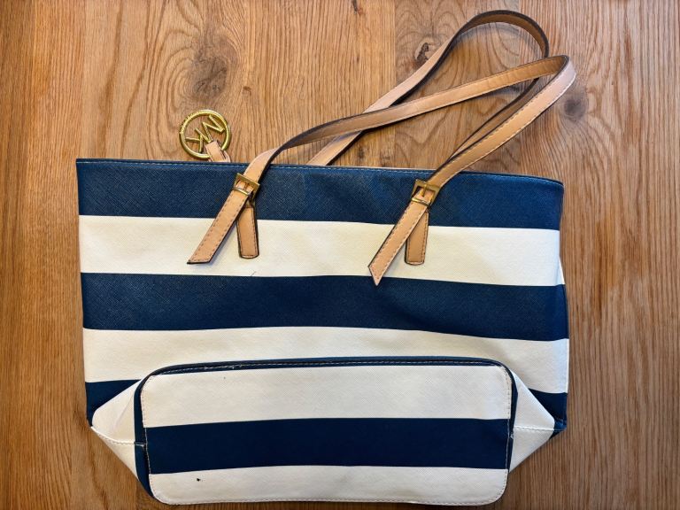Michael Kors Handbag Shopper Weekender maritime 