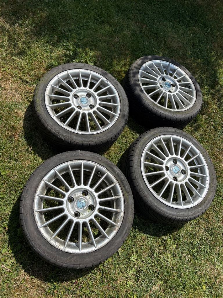 16” 4x108 Ford Fiesta Fox Alloy Wheels Alloys With Tyres  Peugeot Citroen C3 207