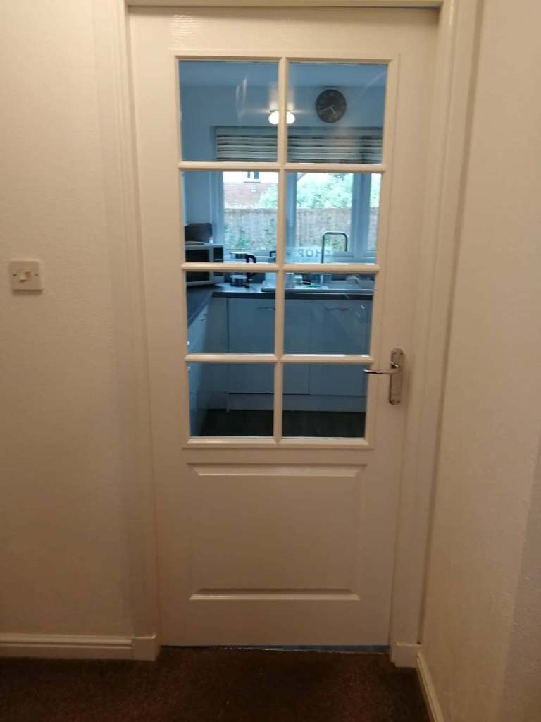 Gloss white internal doors