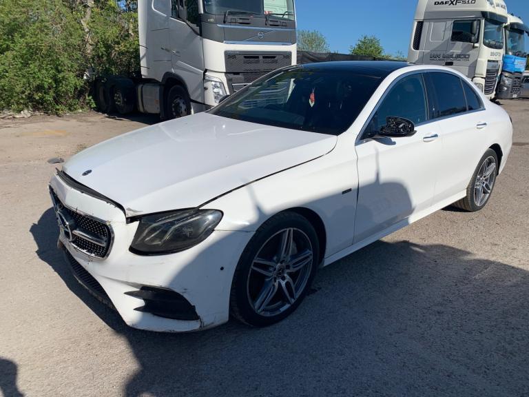 2018 MERCEDES BENZ E CLASS E350 AMG LINE PREMIUM HYBRID ELECTRIC DAMAGED SALVAGE