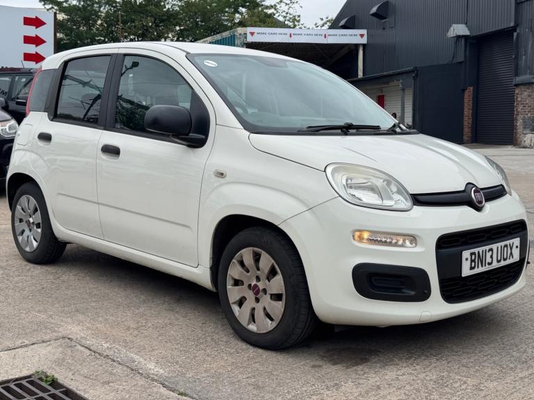 FIAT PANDA 1.2 Pop 5dr 2013 while manual. Cheap ideal 1st car. Open 7 days. 