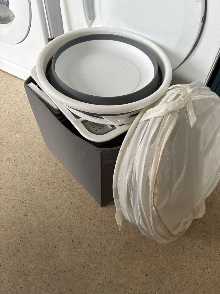 Mixed box of van accessories 