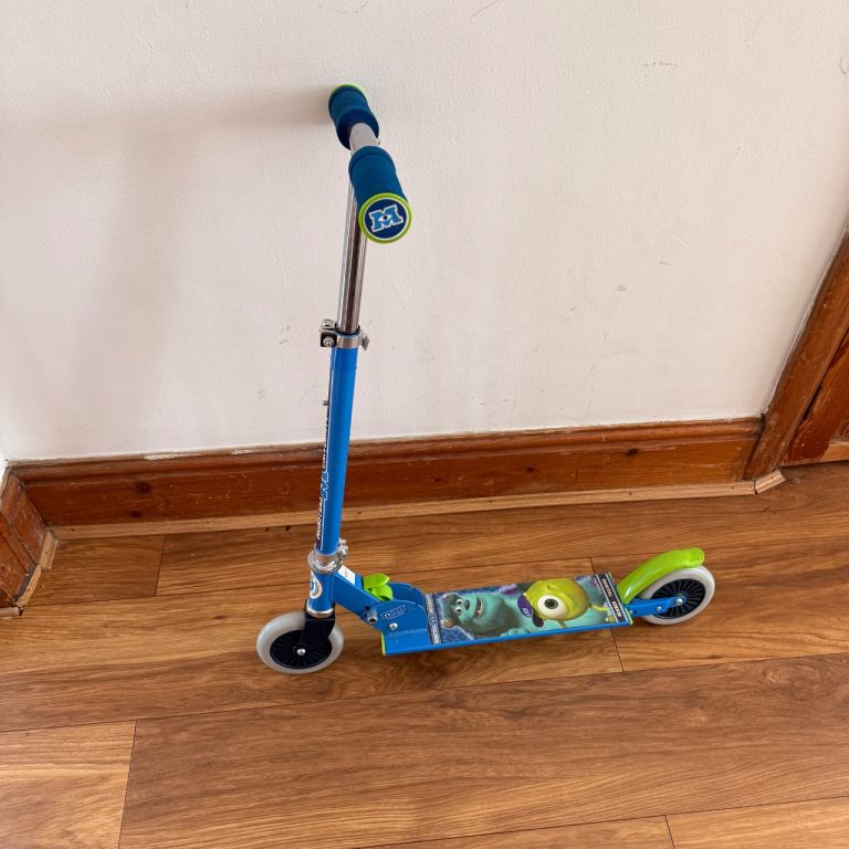 Monsters inc. kids folding scooter 