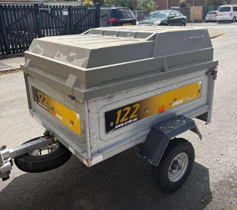 Erdé Classic 122 - car trailer with HardtopLid.