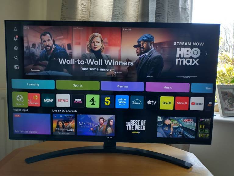 LG 43" 4K Smart TV 43UR81006LJ – HDR, WebOS, Magic Remote – Excellent Condition