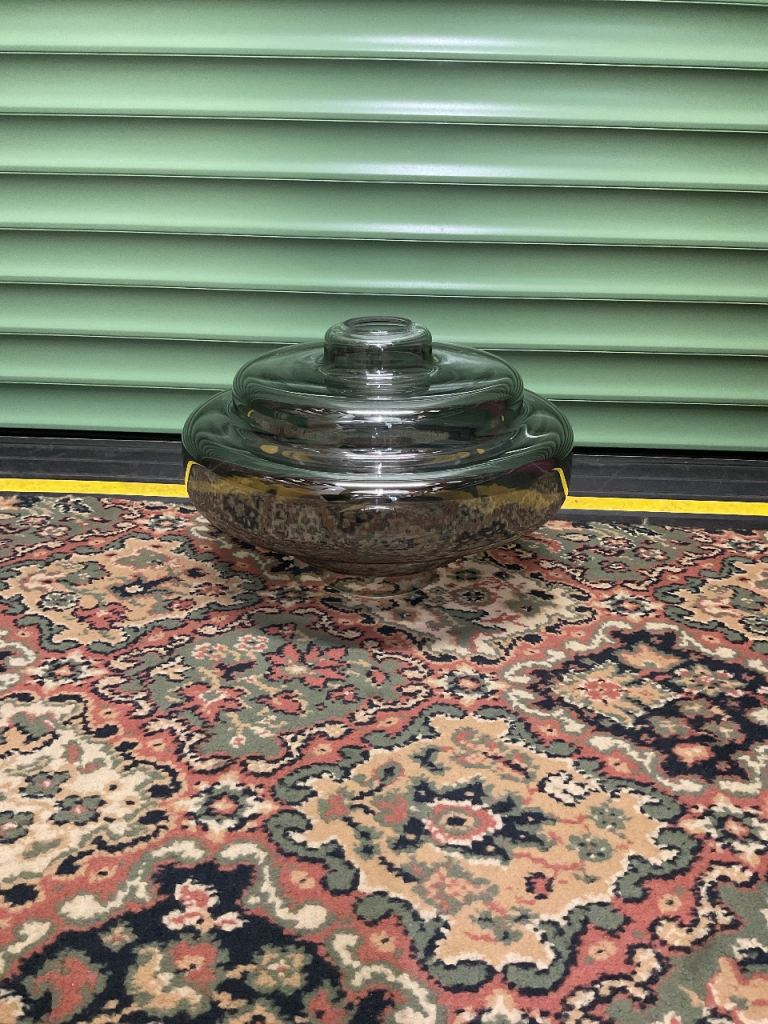 Next Smoke Grey Luca Glass lampshade 