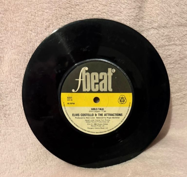 Elvis Costello & The Attractions Vinyl Single – 'Girls Talk'