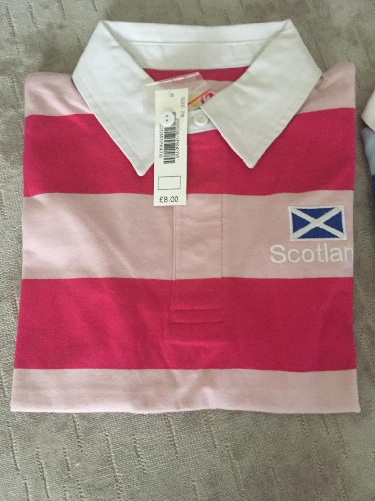£4 Kid Scotland Polo T-Shirts BNWT 