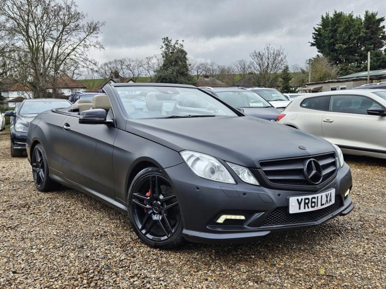 2011 Mercedes-Benz E Class E350 CDI BlueEFFICIENCY [265] Sport 2dr Tip Auto CONVERTIBLE Diesel Au...