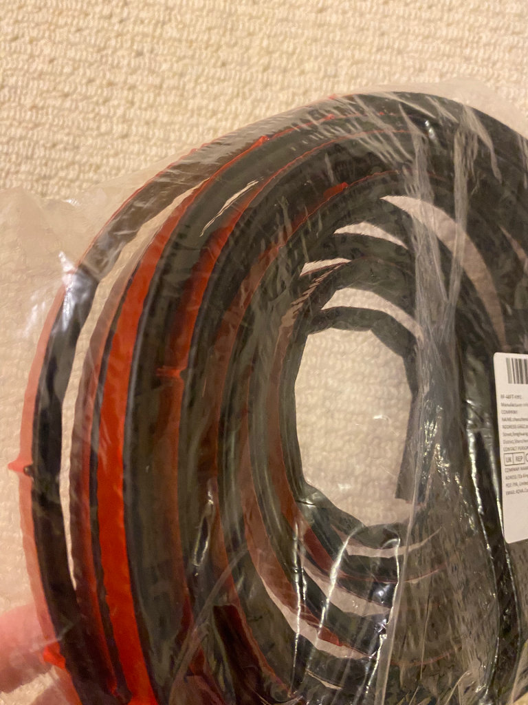 D-Shape Rubber Weather Stripping Door Seal Strip (NEW)