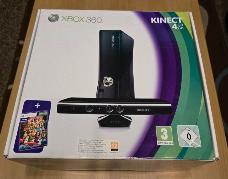 Xbox 360s 4gb Kinect Bundle 