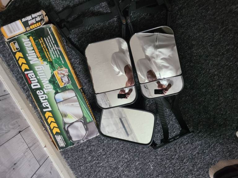 Car mirrors for caravan  