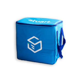 Brand New Blue Thermal Food Delivery Bag by Stuart