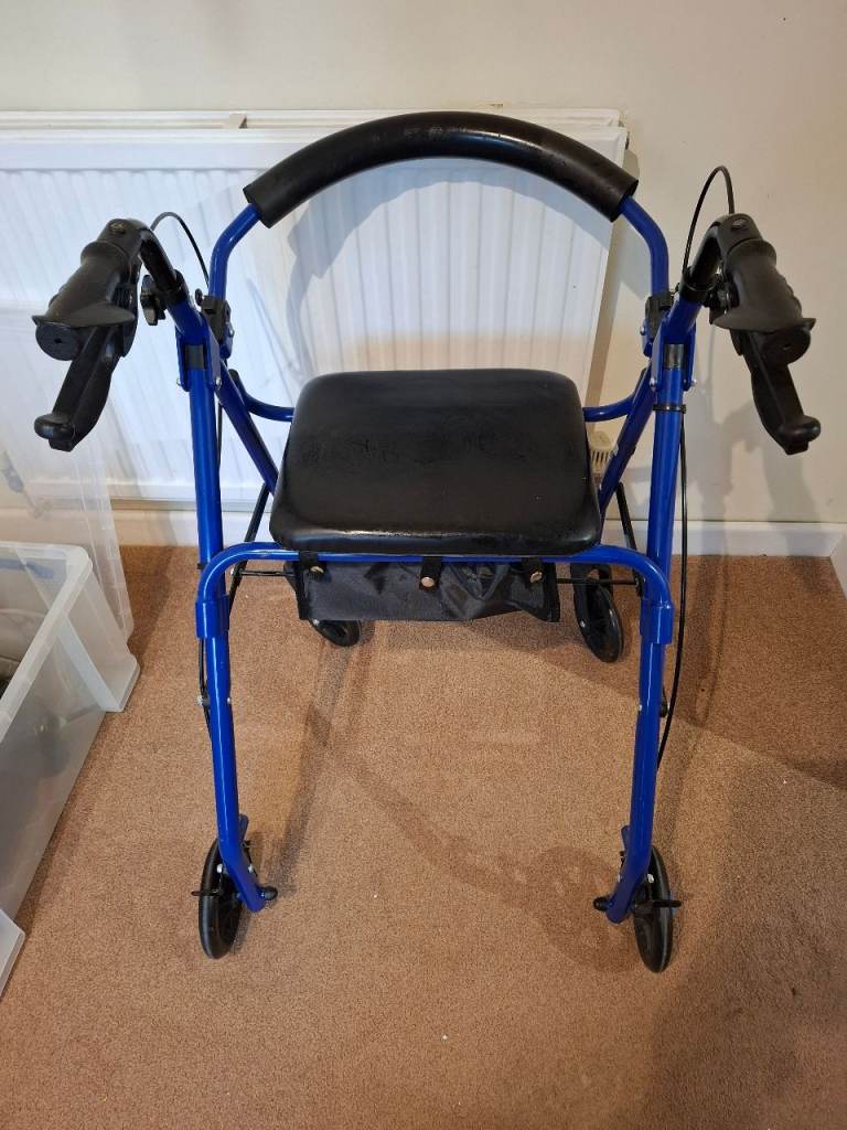 Blue mobilise rollator 