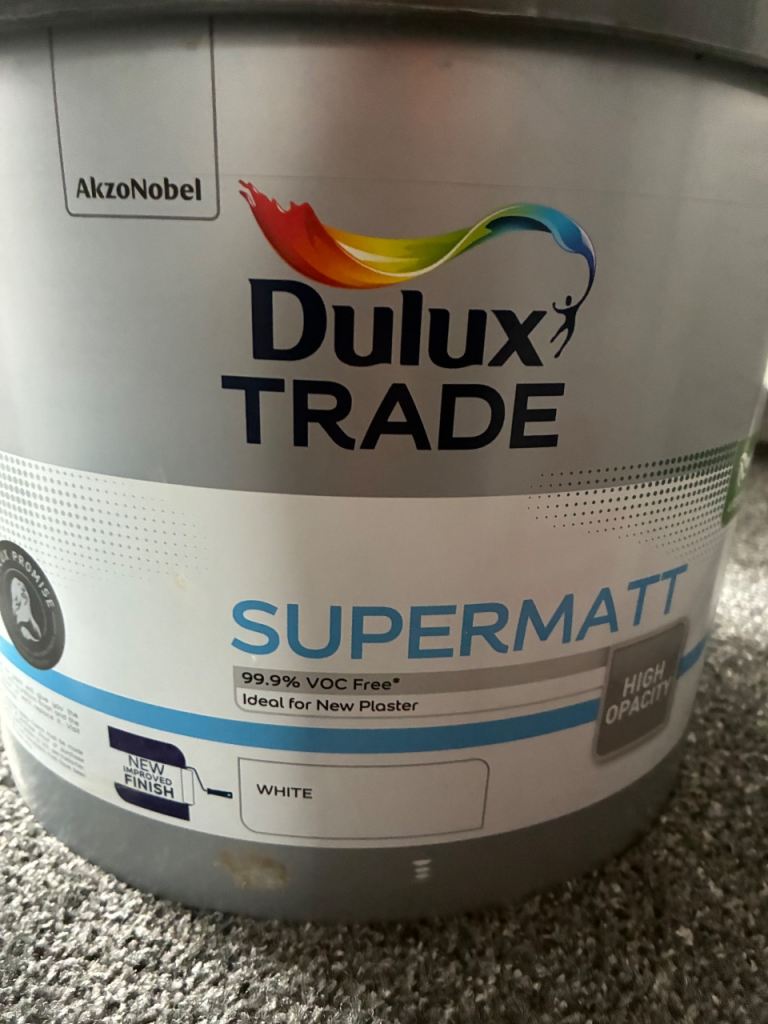 Delux trade white paint 10L
