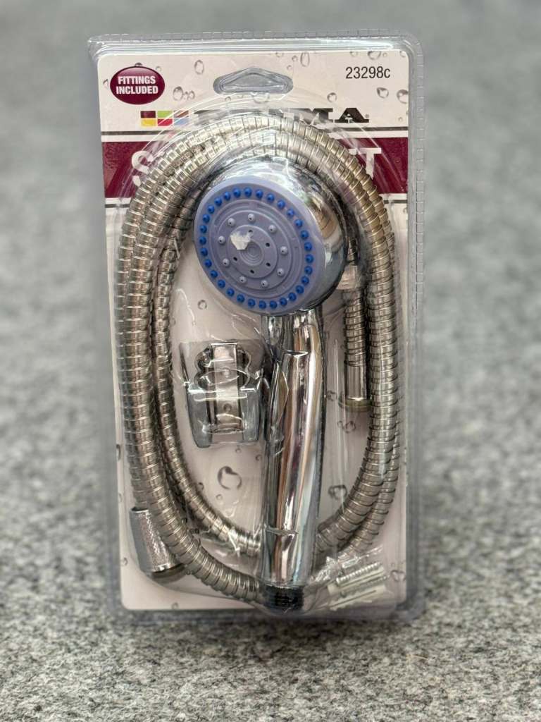 Shower Head Set – Handheld Spray with Hose and Fittings for Bathroom Use