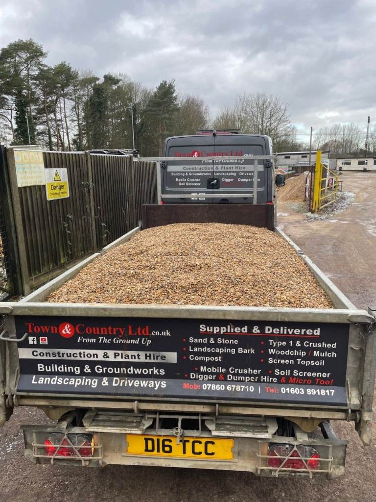Natural Driveway Stone / Gravel / Shingle, 10mm / 20mm, Pathways, Decorative Stone, Norwich