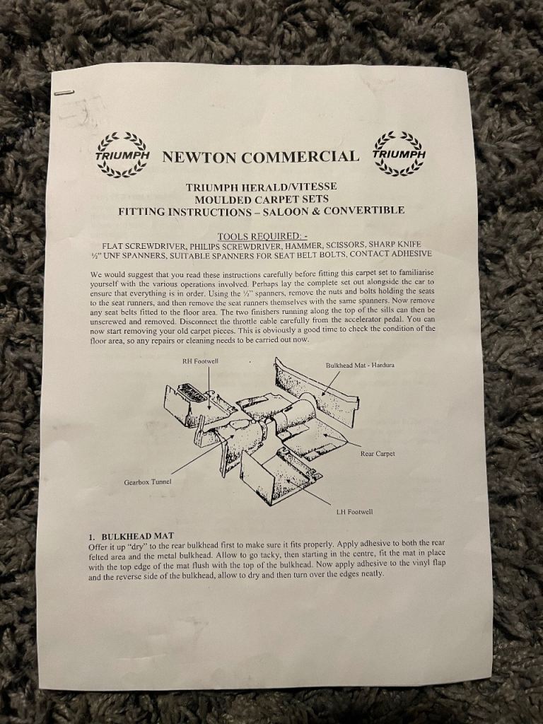 1970 Triumph Herald 13/60 Convertible