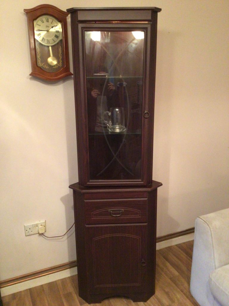 Corner display unit & cupboard - FREE - plus other stuff - FREE