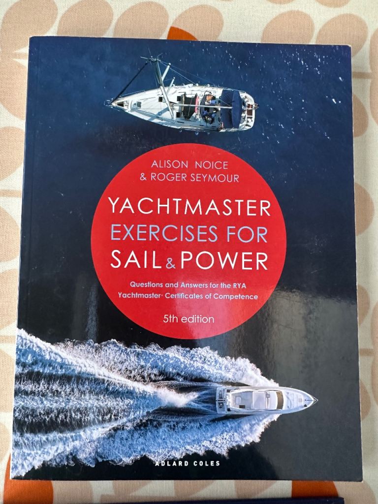 RYA yachtmaster manual for certificates of competence and practice questions and answers book