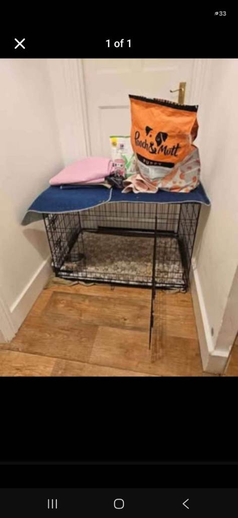 Puppy/dog crate 60x90cm