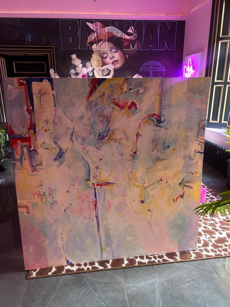 Large abstract canvas 