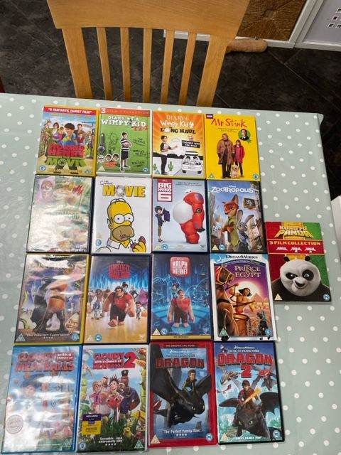 Large Selection of Kids DVDS 