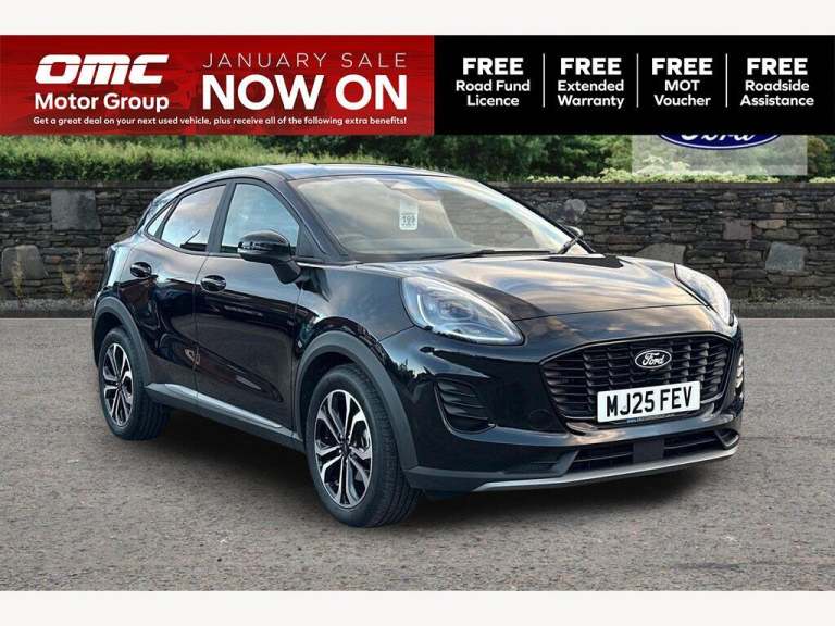 2025 Ford Puma 1.0 EcoBoost Hybrid mHEV Titanium 5dr HATCHBACK Petrol/Electric Hybrid Manual