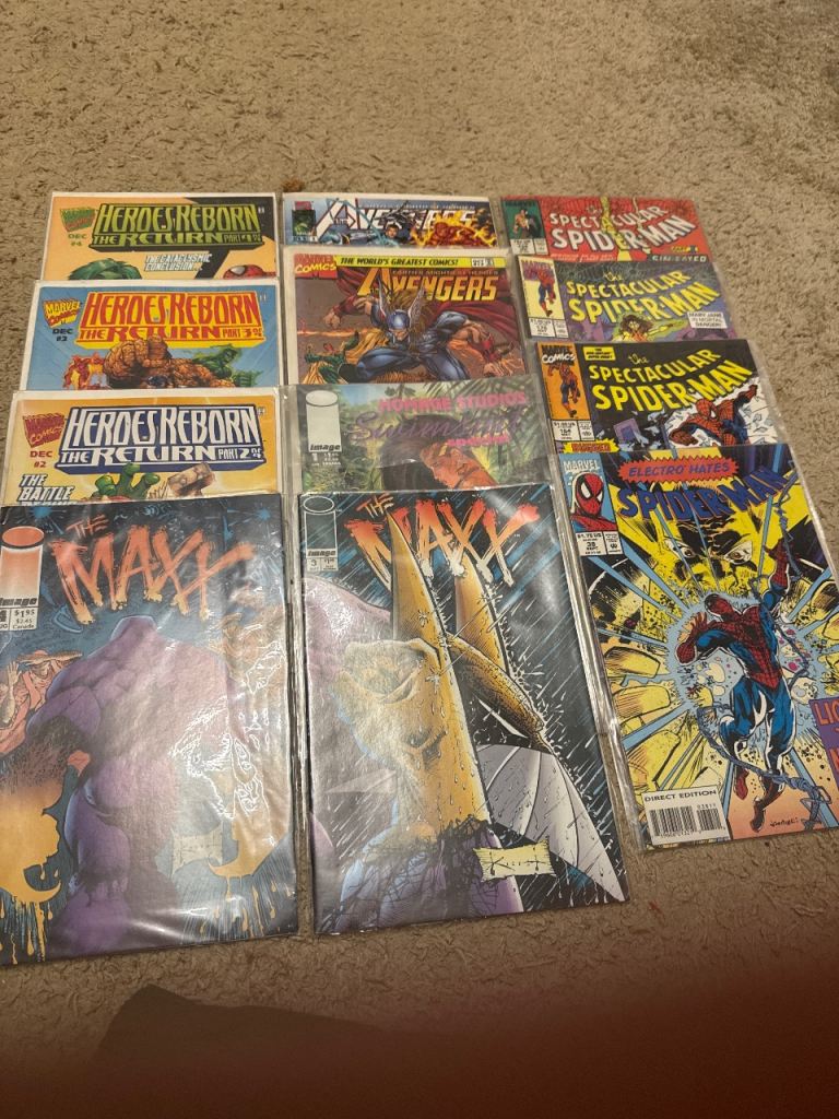 Marvel the max avengers heroes reborn Spider-Man 