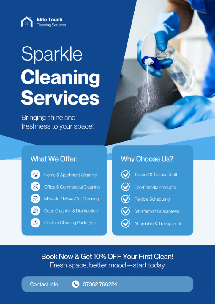 Elite Touch Cleaning service✨