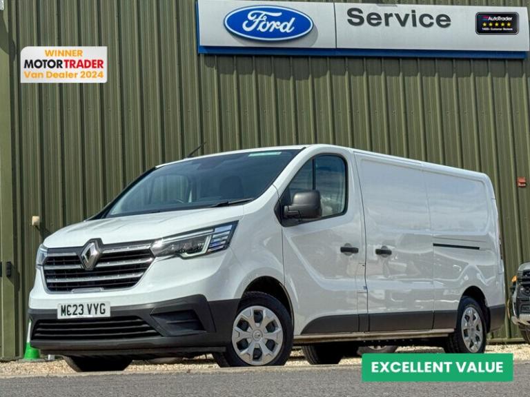 2023 Renault Trafic LWB L2H1 Low Roof Ll30 Advance Air Con Sensors EURO 6 Panel Van Diesel Manual