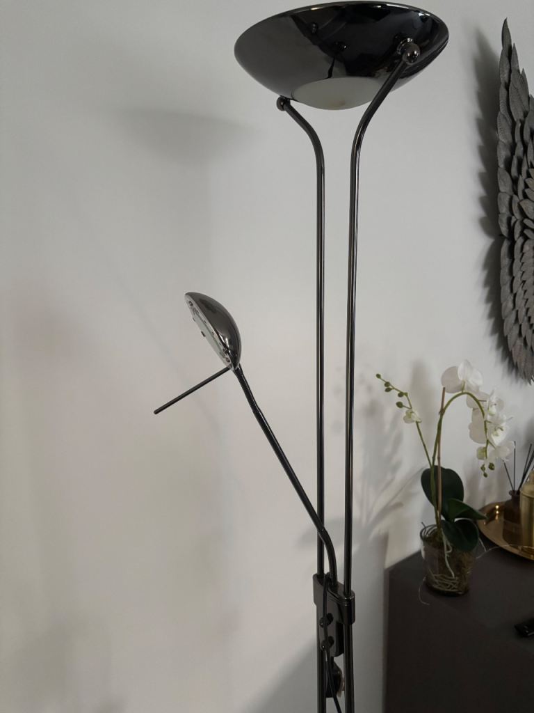 Floor light with reading light 